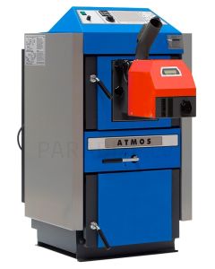 ATMOS gazifikācijas apkures katls ar granulu deglis AC25S 4-20kW
