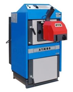 ATMOS gazifikācijas apkures katls ar granulu deglis DC18S 6-20kW
