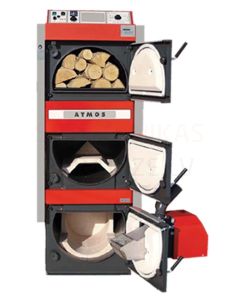 ATMOS kombinētais granulu apkures katls DC18SP 4.5-15kW