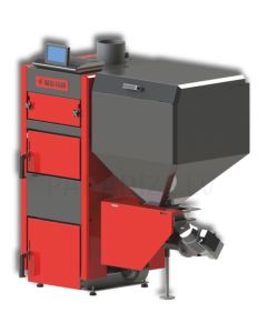 SOKOL granulu apkures katls SMART BIO 15kW (L/K) PLUM PLATINUM