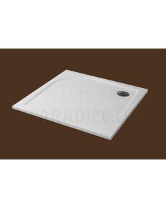 SPN P 713 stone mass shower tray (low) without plate 1000x1000
