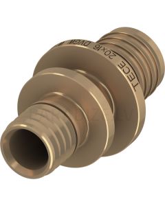 TECEflex 20 x 16 cauruļu redukcijas savienojums pāreja bronza
