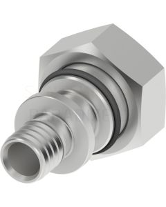 TECEflex perėjimo adapteris su užmetama veržle 3/4" VS ir Eurokonusu 20 niķelēts