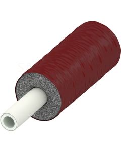 TECEflex 25mm PE-Xc/Al/PE-RT multi-layer composite pipe with 13mm red PE insulation eur/m