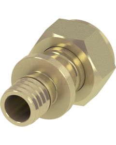 TECEflex 16 x 1/2" taisnais savienojums ar saskrūvi misiņš