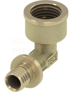 TECEflex 16 mm x 1/2" iv līkums 90° ar iekšējo vītni misiņš