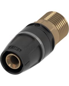 TECElogo 16 x 1/2" āv cauruļu savienojums ar ārējo vītni bronza