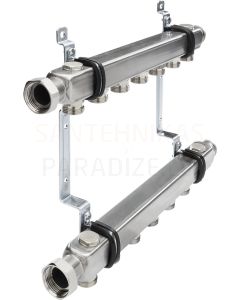 TECEfloor manifold without valves 12 circuits(a–652 mm) suitable for drinking water