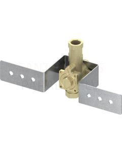 TECEbox urinal flush valve housing U 1 with retaining clip