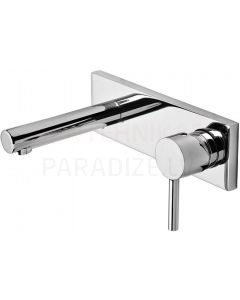 TRES ALPLUS Single-lever wall-mounted faucet, Chromium