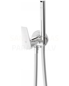 TRES CANIGÓ Concealed single lever faucet with bidet shower, Chromium