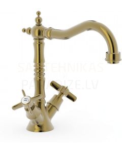 TRES CLASIC RETRO Sink faucet, Antique brass, cooper