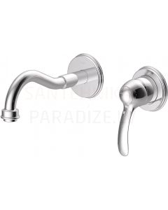 TRES CLASIC RETRO Single-lever wall-mounted faucet, Chromium