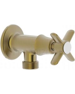 TRES CLASIC RETRO COLOR Washing machine connection tap, Antique brass, COOPER matt