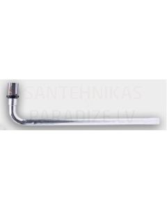 Tweetop presējams elkonis (16x15S) radiatoram 90⁰ niķelēts Ø15mm 310mm