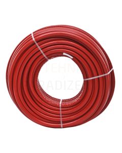 Tweetop PERT/AL/PERT multilayer pipe with insulation 9mm DN 32x3 (price per 1 meter) red