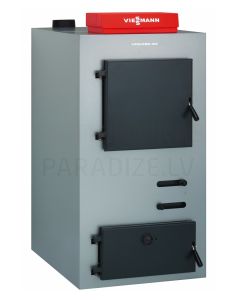 VIESSMANN malkas/koksnes gāzes ģenerācijas apkures katls Vitoligno 100-S (30kW) ar automātiku un izolāciju