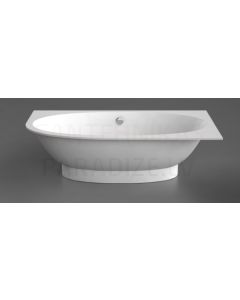 Stone mass bathtub Vispool Gemma 3 Left 1950 x 1010 x 560