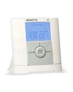 WATTS kambario programuojamas radijo termostatas BT-DP02-RF su LCD ekranu