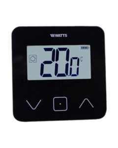 WATTS room radio thermostat BT-D03 RF with touch screen (black)