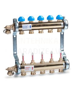 WATTS HKV/T floor heating manifold with flow meters (12 circuit)