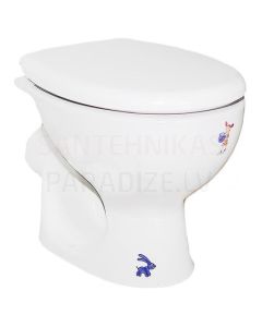 CeraStyle child toilet JIMMY with toilet seat without tank (horizontal connection) 420x290x300mm