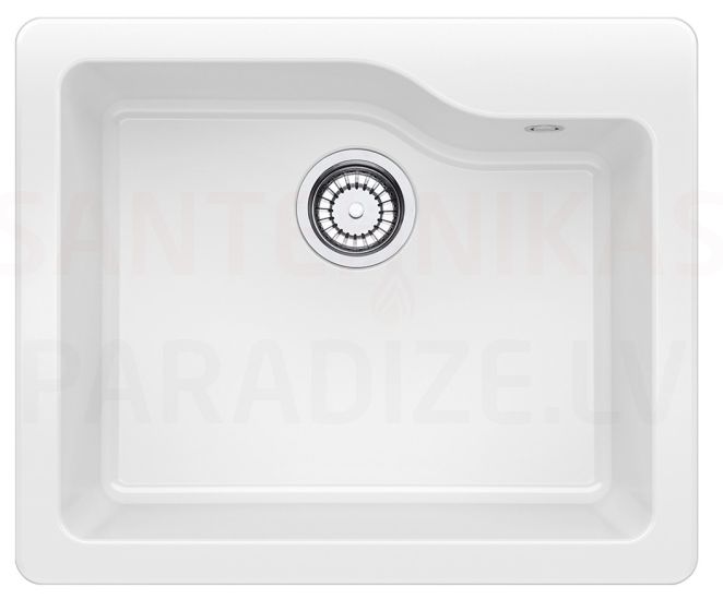 FRANKE ceramic kitchen sink SINGLE White glossy 60x50 cm