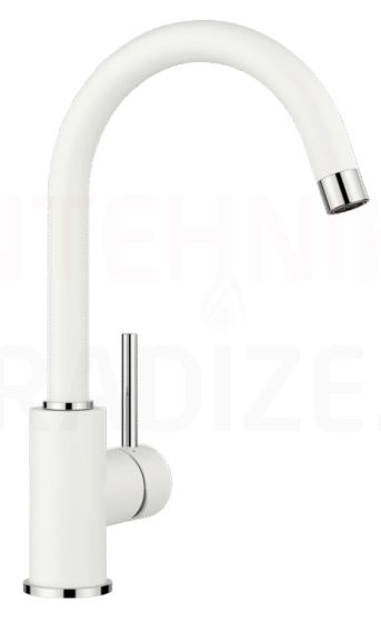 BLANCO stone mass kitchen faucet MIDA White