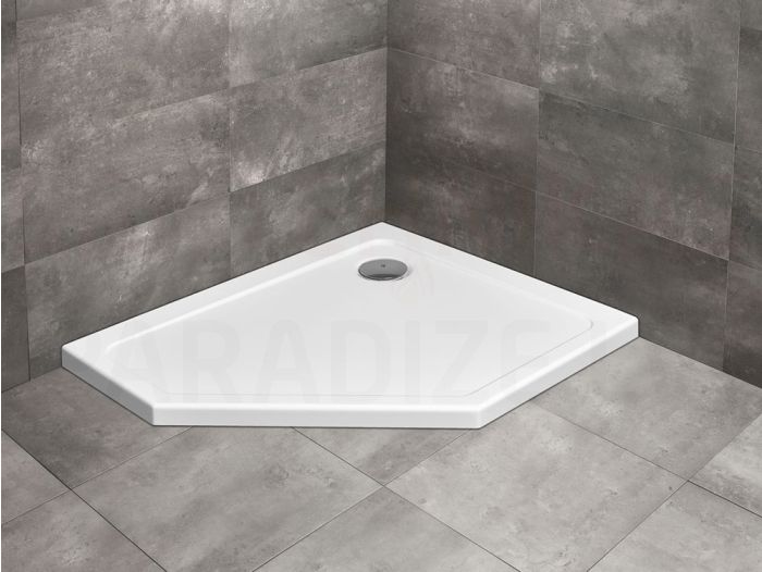 RADAWAY dušas paliktnis DOROS PT E 100x90x5 (labā)