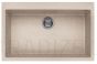 ELLECI akmens masas virtuves izlietne QUADRA 130 Avena 79x50 cm