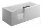 POLIMAT acrylic rectangular bathtub for invalids VOVO 160x75