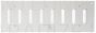 EUROPLAST reste metāla, 300x100mm, regulējama, balta MR3010R