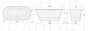 PAA SILKSTONE bathtub DECO RIM 1660x810x630