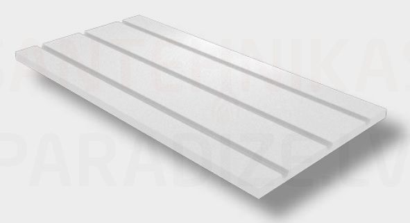 Tweetop polistirola plāksne caurulei 16 1000x500x25mm
