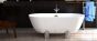 AURA free standing stone mass bathtub DAMONA 3 1620x735x650