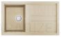 ELLECI akmens masas virtuves izlietne BEST 400 Champagne 86x51 cm
