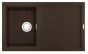 ELLECI akmens masas virtuves izlietne BEST 400 Espresso 86x51 cm