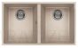 ELLECI akmens masas virtuves izlietne QUADRA 350 UNDERMOUNT Avena 76x43.5 cm