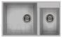 ELLECI akmens masas virtuves izlietne QUADRA 440 UNDERMOUNT Aluminium 78.5x47 cm
