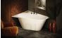 PAA SILKSTONE bathtub DECO CORNER D 1660x1270x630