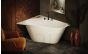 PAA SILKSTONE bathtub DECO SHAPE 1660-2500x725-1275x630