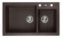 Reginox akmens masas virtuves izlietne Amsterdam 25 Dark Chocolate 86x50cm