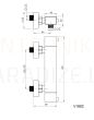 Rubineta shower faucet THERMO-12 SQ
