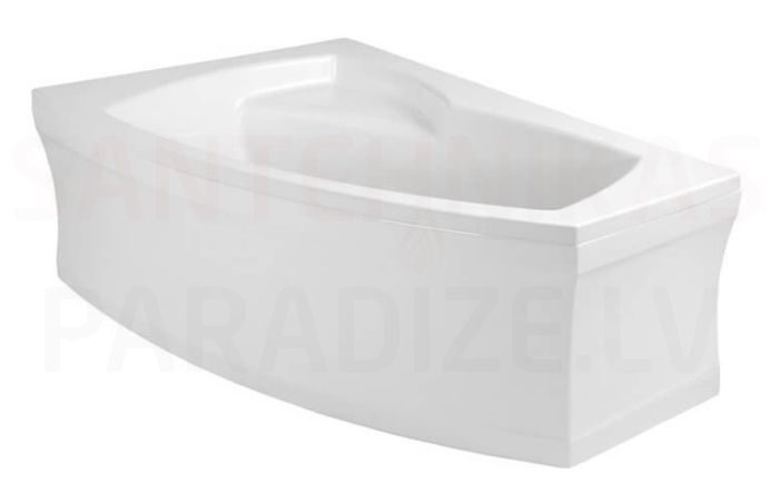 POLIMAT acrylic asymmetric bathtub FRIDA 2 160x105 (right/left)