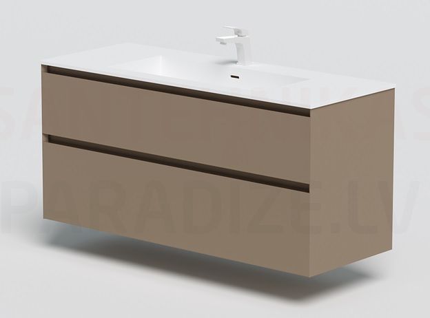 KAME sink cabinet LOFT 120 (cocoa brown)