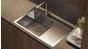 WISENT stainless steel kitchen sink 78x51 L silver