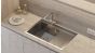 WISENT stainless steel kitchen sink 78x51 L silver