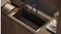 WISENT stainless steel kitchen sink 75х46х22 graphite (set)