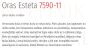 Oras thermostatic shower system ESTETA 7590-11