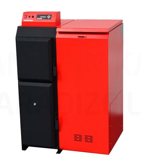 Thermoflux pellet boiler PELLING 18 MAXI with pellet container 135kg (left/right side)